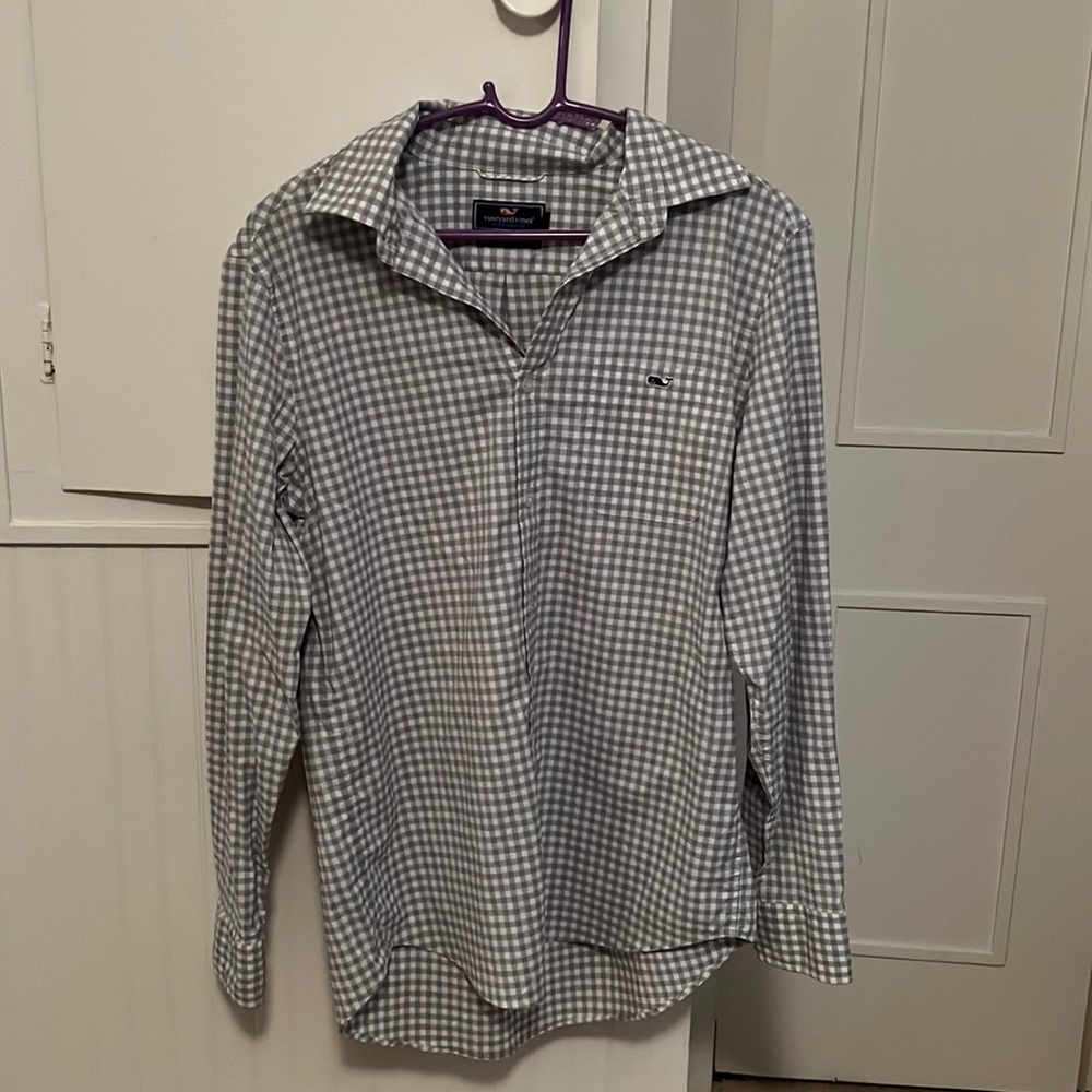 Ultimate Gray Vineyard Vines Performance Classic … - image 1